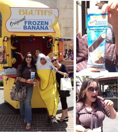 Pop-up Banana Stand at the Grove in L.A.!