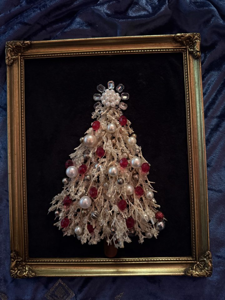 White Christmas Tree art