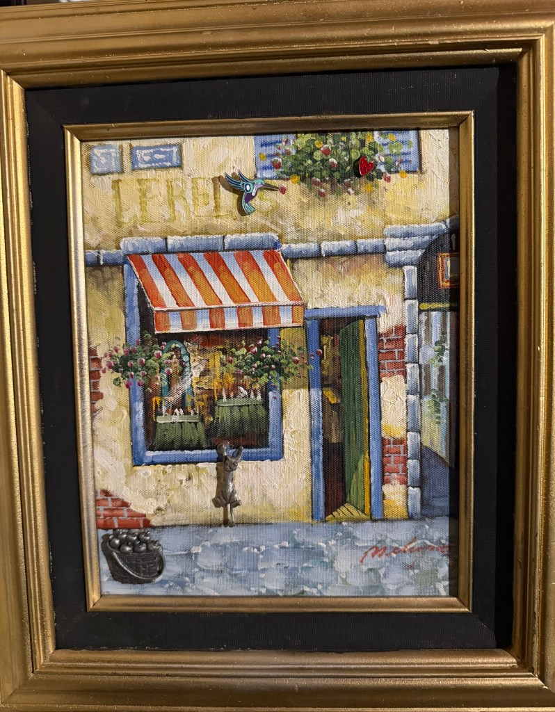 Cat art painting